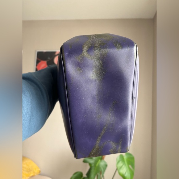 Vintage rosseau tote - indigo leather - Picture 5 of 7